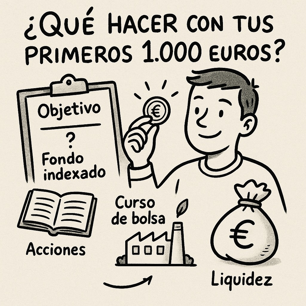 Qué hacer con tus primeros 1.000 €: opciones de inversión